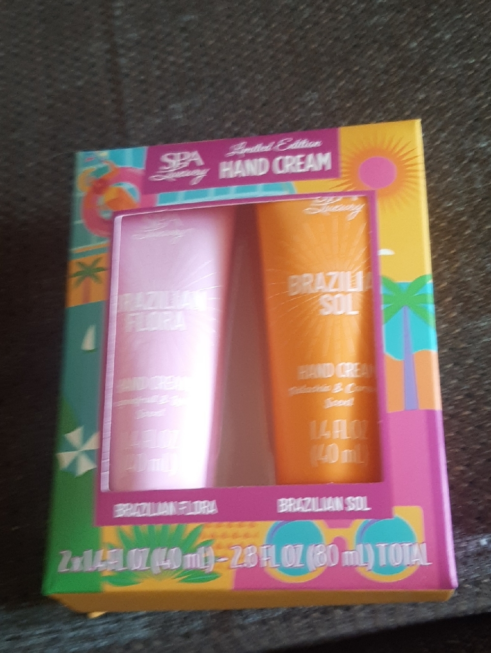 Spa Society Limited Edition Hand Cream Duo - Pink & Orange